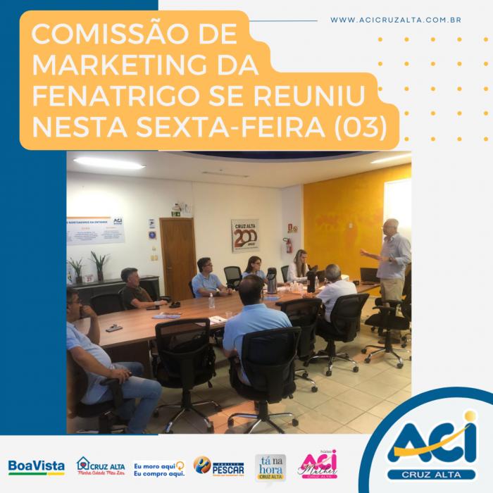 COMISSÃO DE MARKETING DA FENATRIGO SE REUNIU NESTA SEXTA-FEIRA (03)