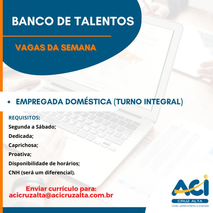 Banco de Oportunidades - Doméstica 09/02