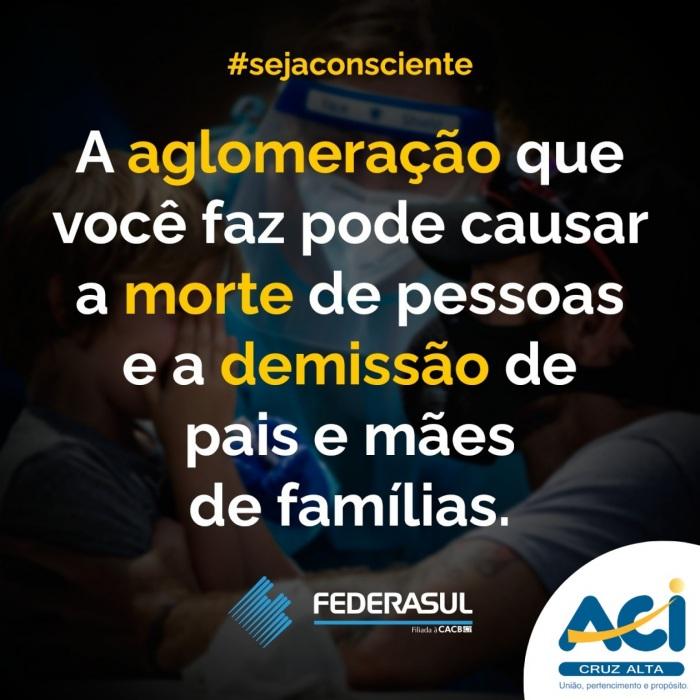 ACI adere campanha de conscientização da Federasul