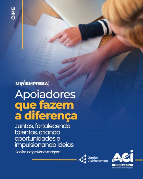 Apoiadores que fazem a diferença