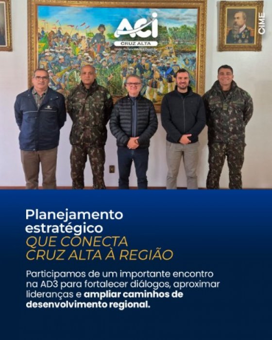 Planejamento estratégico que conecta Cruz Alta à região