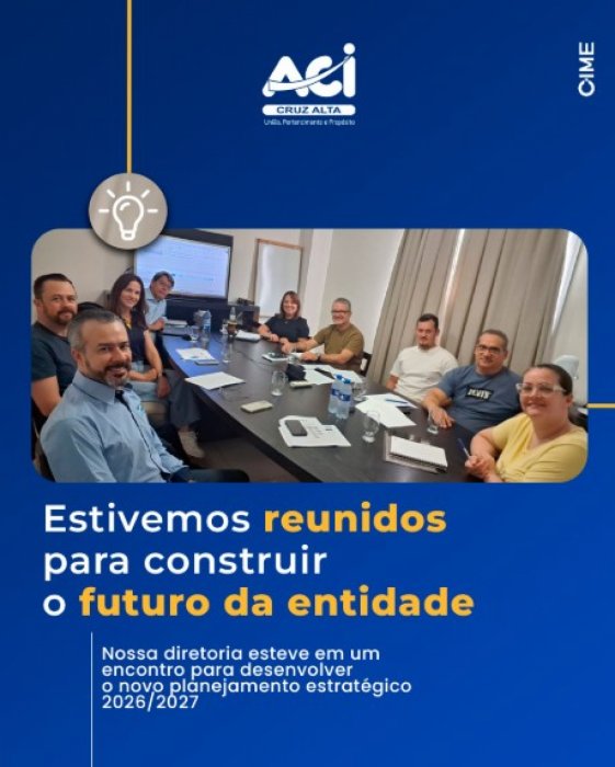 Estivemos reunidos para construir o futuro da entidade