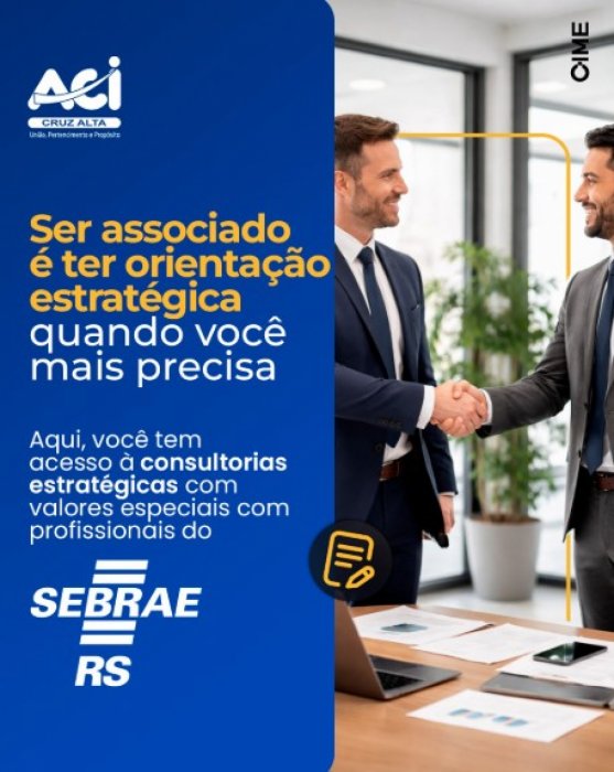 Ser associado é ter orientação estratégica quando você mais precisa