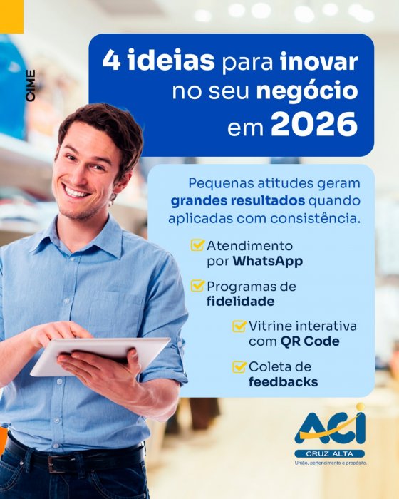 4 ideias para inovar no seu negócio em 2026