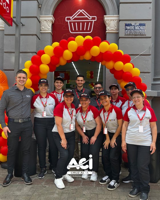Inauguração da 3ª unidade do UFFA Mercado no município