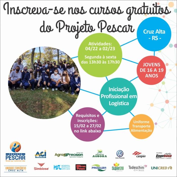 Projeto PESCAR - Inscrições Abertas