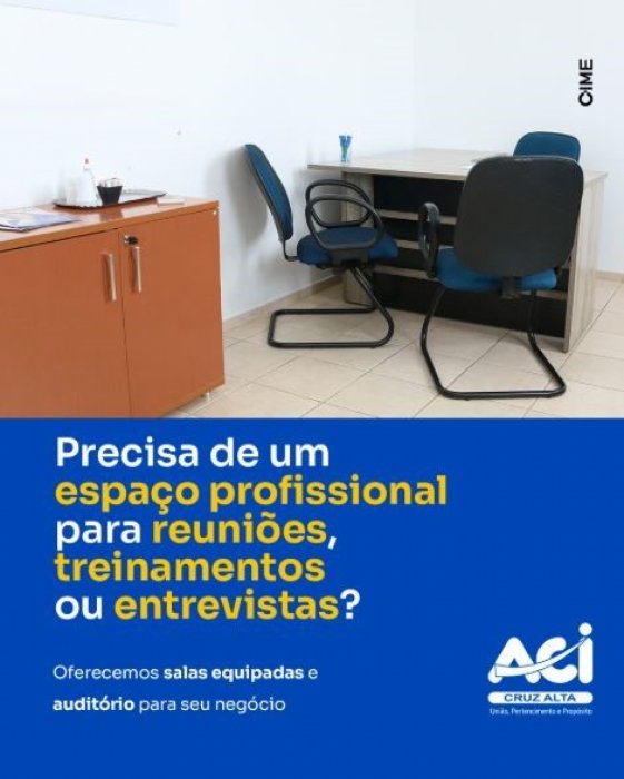 Precisa de um espaço profissional para reuniões, treinamentos ou entre
