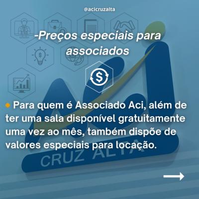 Confira alguns Benefícios do Associado Aci!