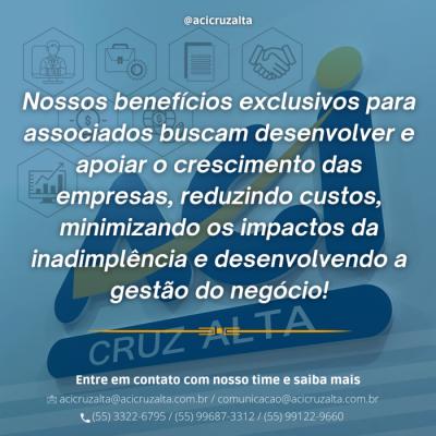 Confira alguns Benefícios do Associado Aci!