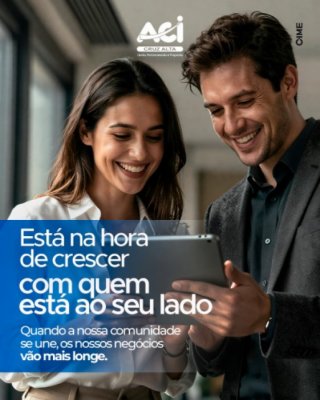 Está na hora de crescer com quem está ao seu lado