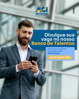 Divulgue sua vaga no Banco de Talentos