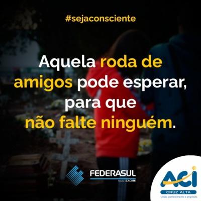 ACI adere campanha de conscientização da Federasul