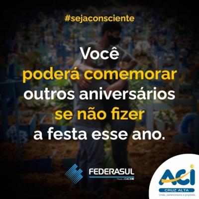 ACI adere campanha de conscientização da Federasul