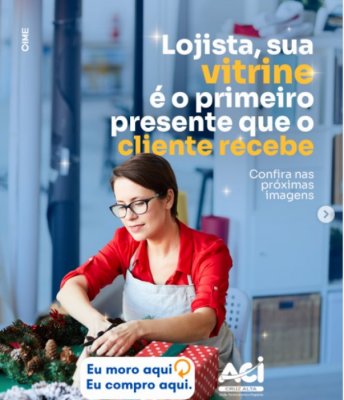 Lojista: sua vitrine é o primeiro presente que o cliente recebe