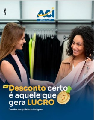 Desconto certo é aquele que gera lucro