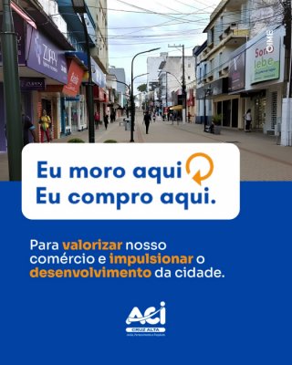Eu moro aqui, eu compro aqui: fortalecendo o comércio local