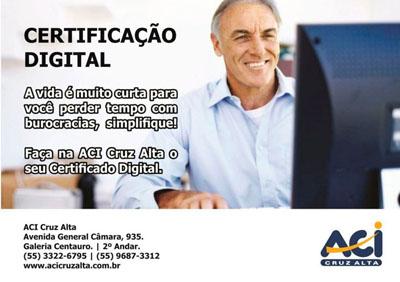 ACI Cruz Alta passa a oferecer serviço de Emissão de Certificado Digital